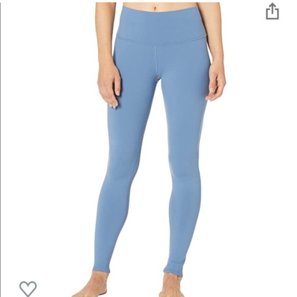 ALO Yoga Pants - Alo Yoga 7/8 High-Waist Airlift Legging  Cafe Blue Size S